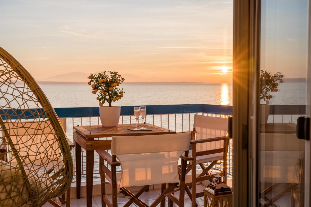 Seafront Luxury President Suite Aegean Sunset Salonicco Esterno foto